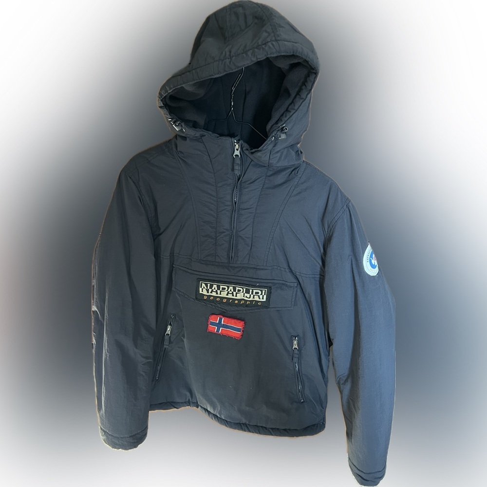 Napapijri Rainforest Hooded, fleece lined parka.